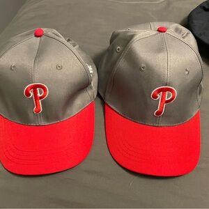 Phillies Ball caps  set of 2